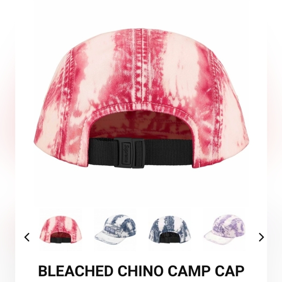 Supreme Bleached Chino Camp Cap *SS24* *NWT* - Picture 2 of 5